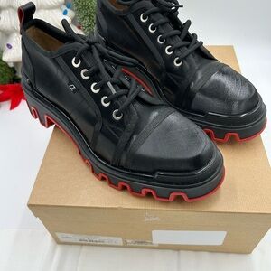 Men's Christian Louboutin PANAMIC Dune Derby show size 46.5 made in Italy